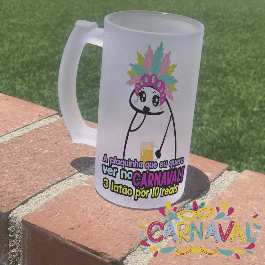 Pack 100 Elementos e Vetores Chopp Frases - Carnaval - Imagem 13