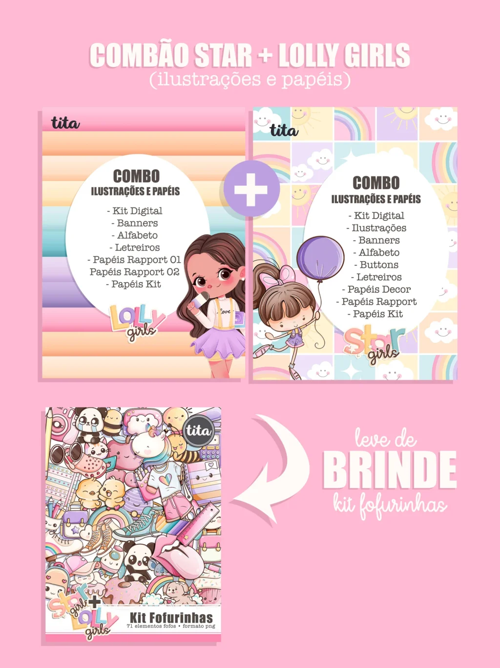 Kits Digitais - Volta às Aulas 2024 - Combão (Tita) - Imagem 1