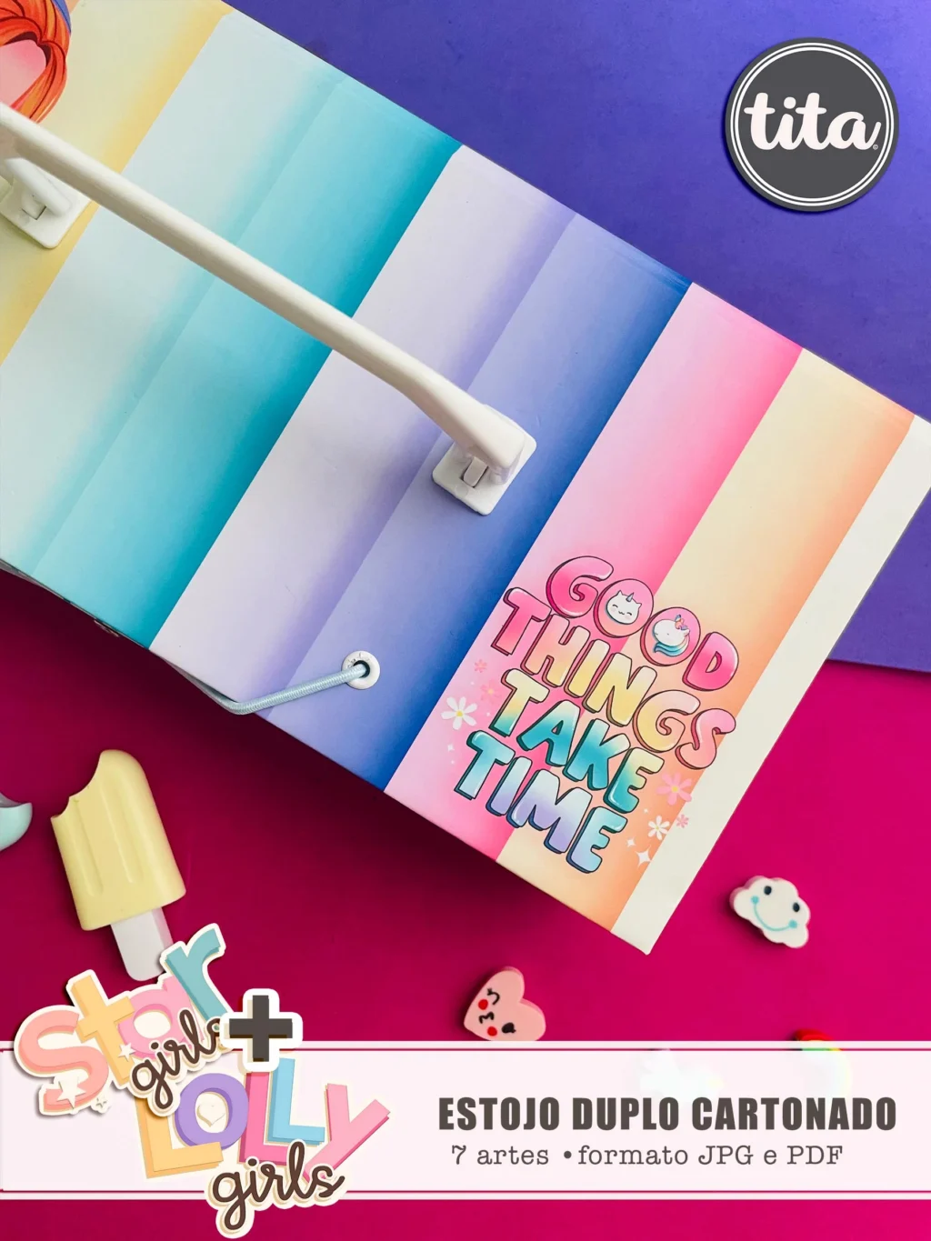 Lolly Girls - Estojo Duplo Cartonagem (Tita) - Imagem 3