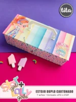 Lolly Girls - Estojo Duplo Cartonagem (Tita)