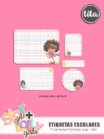 Volta às Aulas 2024 - Etiquetas Escolares (Tita) - Imagem 5