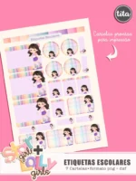 Volta às Aulas 2024 - Etiquetas Escolares (Tita) - Imagem 6