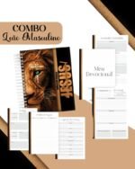 COMBO Leão de Judá Masculino - Devocional | Capa Bíblia (Pamella) - Imagem 3