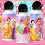 COMBO Garrafinhas Princesas  - Squeeze Térmica | Bolinha - Volta às Aulas