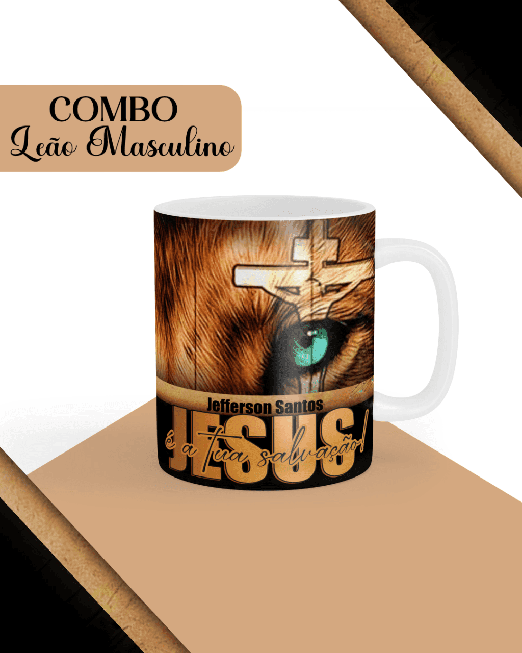 COMBO Leão de Judá Masculino - Devocional | Capa Bíblia (Pamella) - Imagem 4