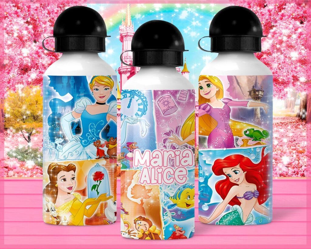 COMBO Garrafinhas Princesas  - Squeeze Térmica | Bolinha - Volta às Aulas - Imagem 8