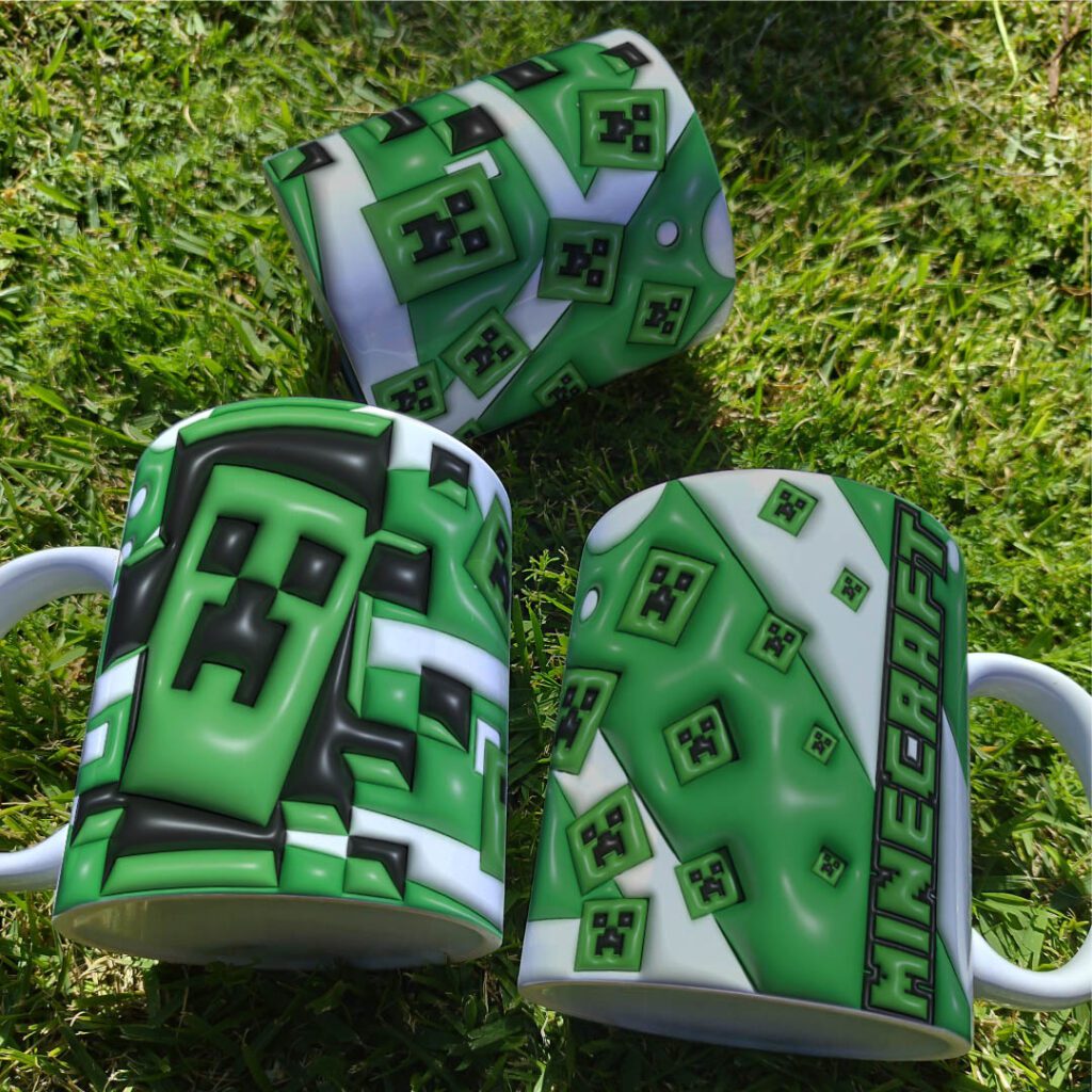 Minecraft- Arte Avulsa 3D - Imagem 1