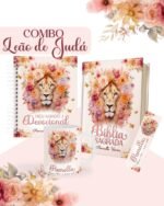 COMBO Leão de Judá Feminino - Devocional | Capa Bíblia (Pamella)
