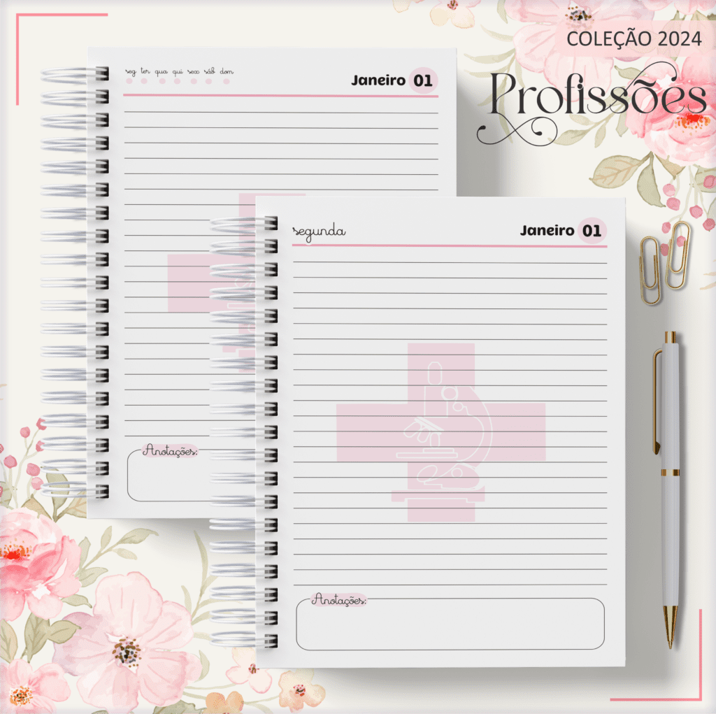 Combo BIOMEDICINA Feminina – Profissões 2024 (Lina) - Imagem 2