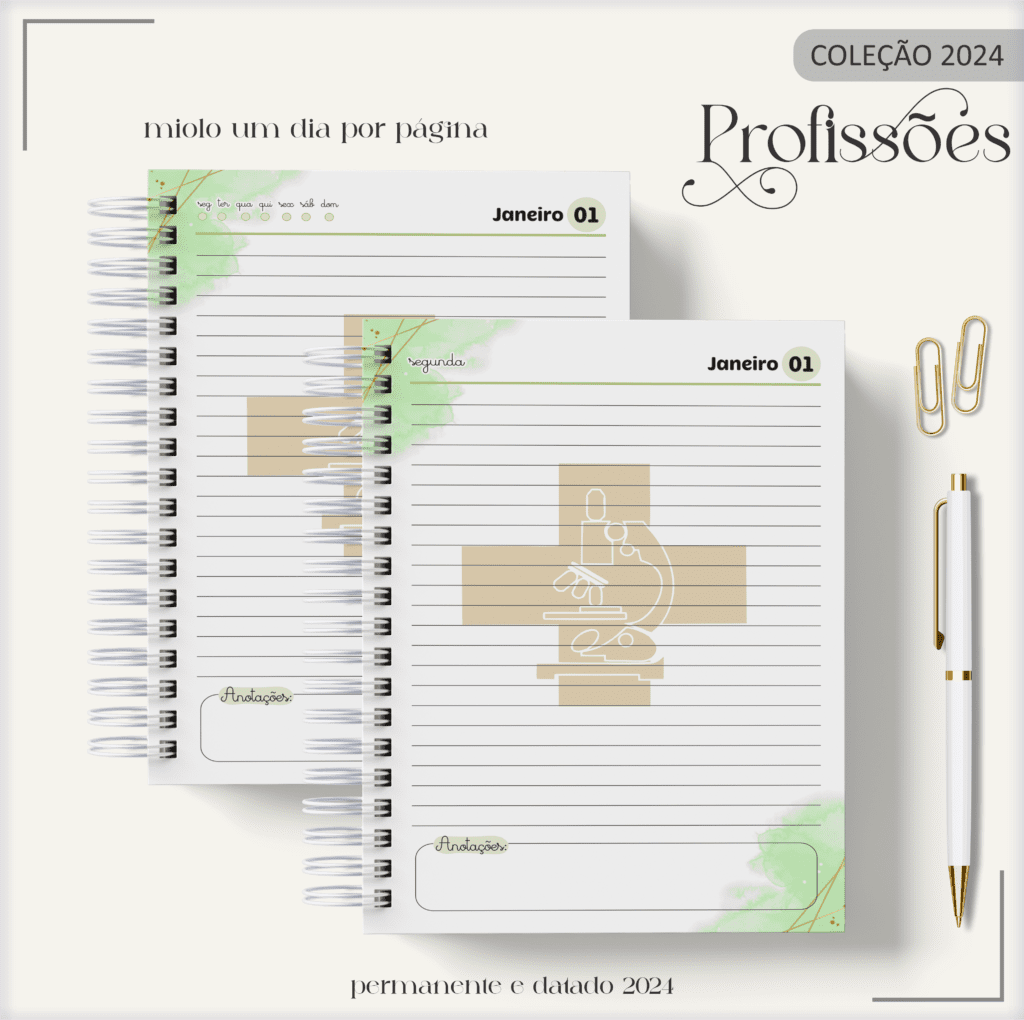 Combo BIOMÉDICO Masculino - Profissões 2024 (Lina) - Imagem 10