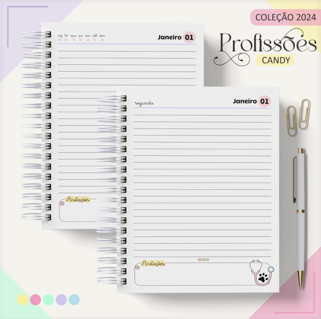 Combo VETERINÁRIA Feminina – Profissões 2024 (Lina) - Imagem 4