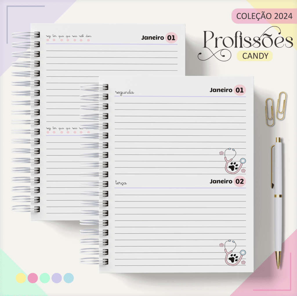 Combo VETERINÁRIA Feminina – Profissões 2024 (Lina) - Imagem 10