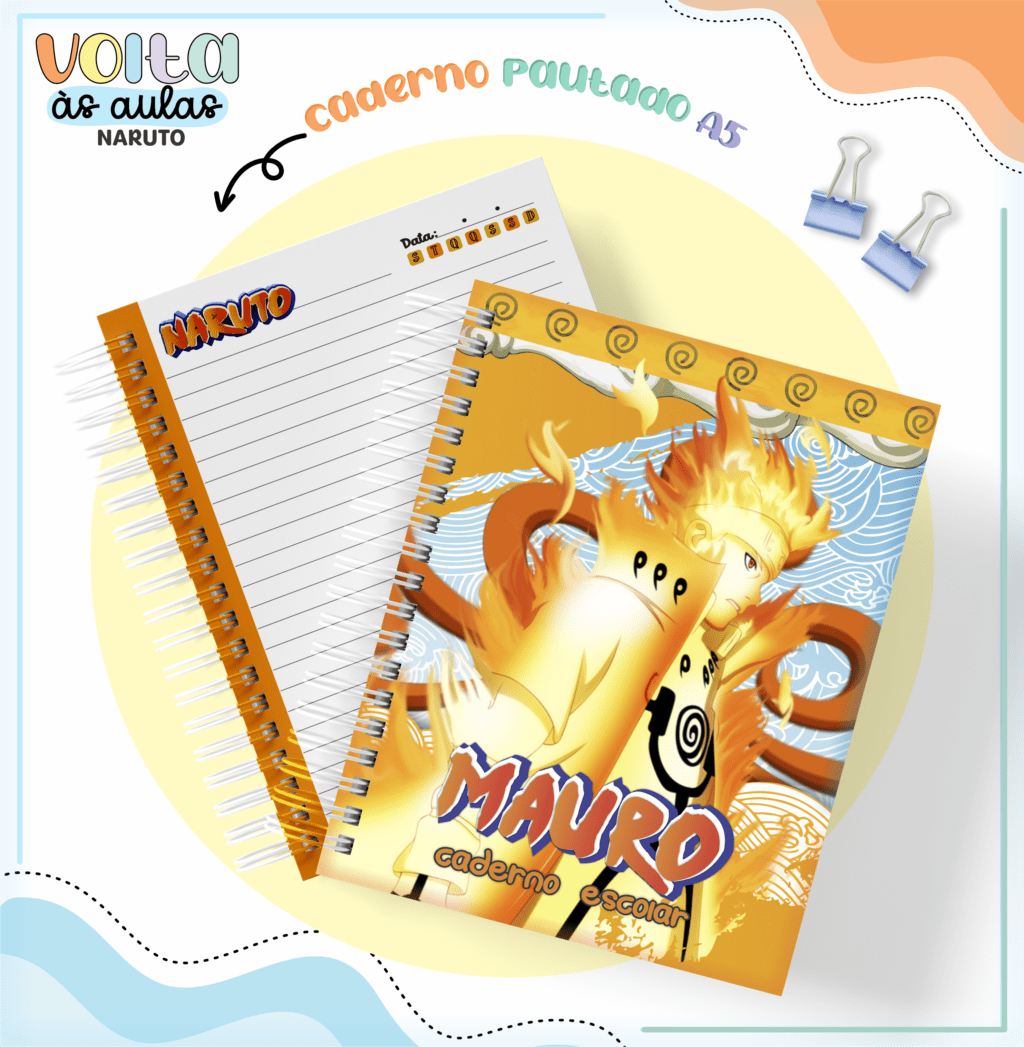 Kit Naruto – Volta às Aulas 2024 (Lina) - Imagem 2