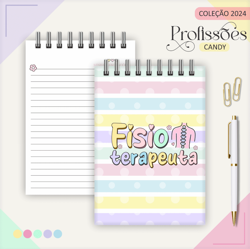 Combo FISIOTERAPEUTA Feminina – Profissões 2024 (Lina) - Imagem 6