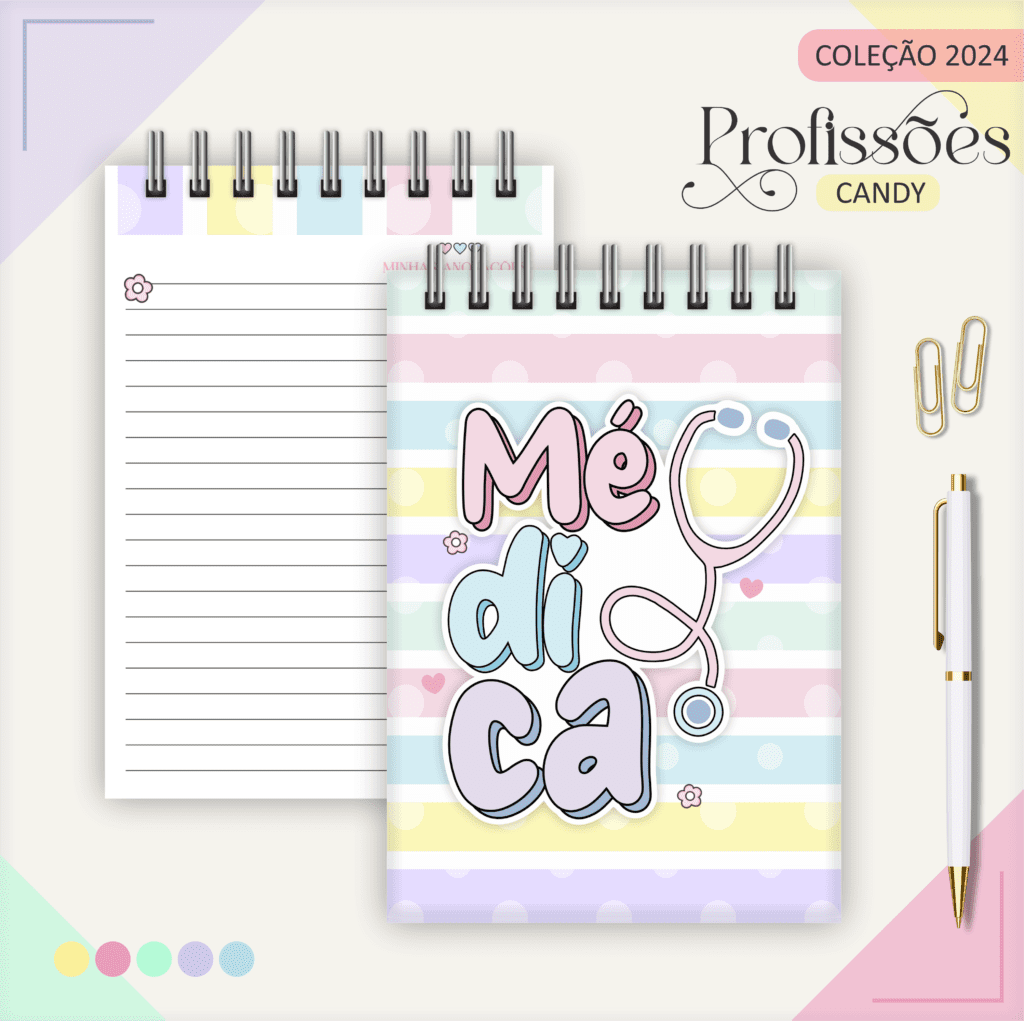 Combo MÉDICA Feminina – Profissões 2024 (Lina) - Imagem 3