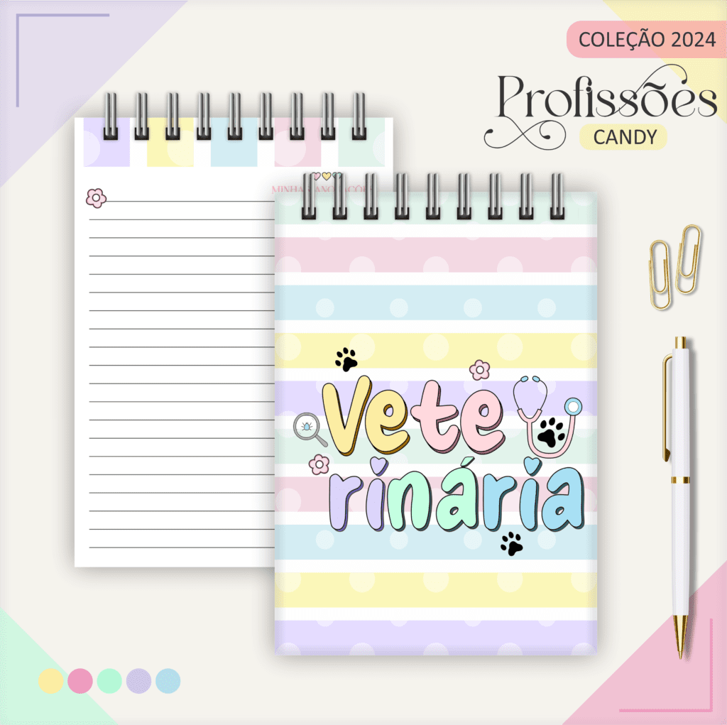 Combo VETERINÁRIA Feminina – Profissões 2024 (Lina) - Imagem 16