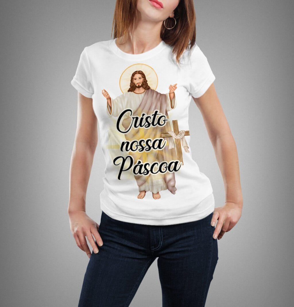 Páscoa Cristã - Camisetas | T-Shirts - Imagem 27
