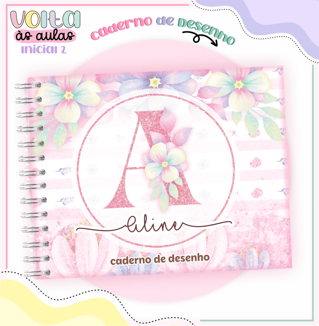 Kit Inicial Alfabeto Floral 2 – Volta às Aulas 2024 (Lina) - Imagem 9