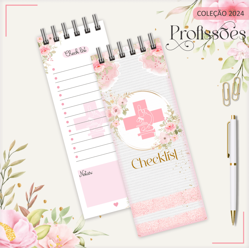 Combo BIOMEDICINA Feminina – Profissões 2024 (Lina) - Imagem 19