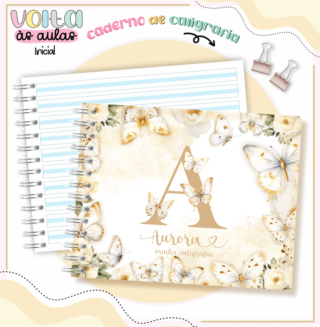 Kit Floral Alfabeto – Volta às Aulas 2024 (Lina) - Imagem 11