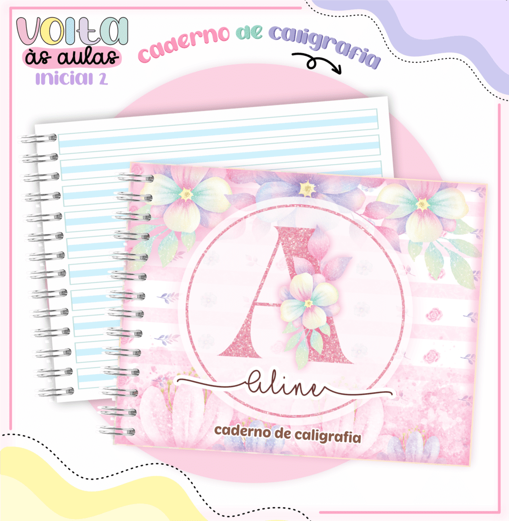 Kit Inicial Alfabeto Floral 2 – Volta às Aulas 2024 (Lina) - Imagem 10