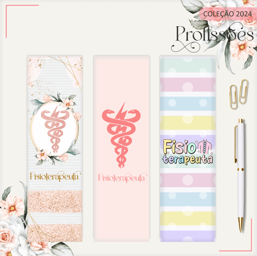 Combo FISIOTERAPEUTA Feminina – Profissões 2024 (Lina) - Imagem 12