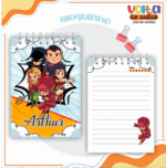 Kit Liga da Justiça – Volta às Aulas 2024 (Lina) - Imagem 4