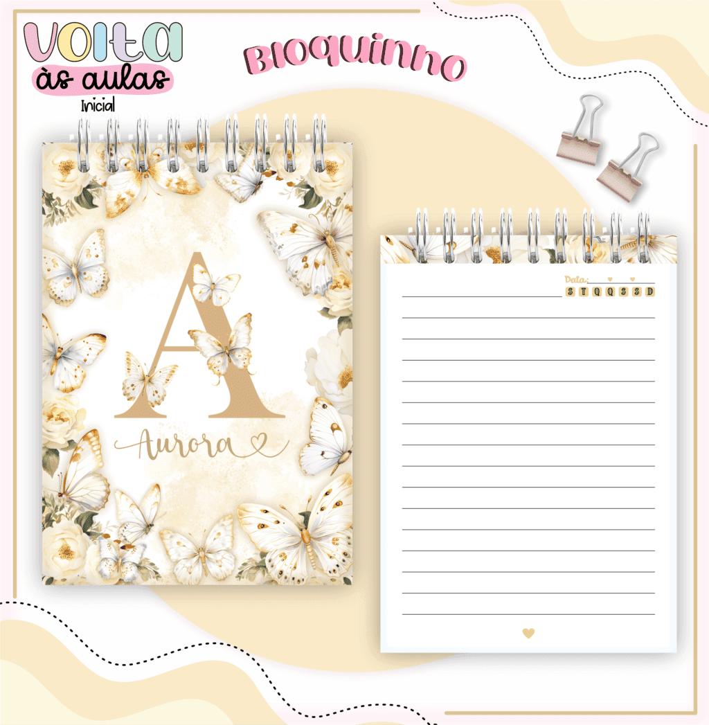 Kit Floral Alfabeto – Volta às Aulas 2024 (Lina) - Imagem 3
