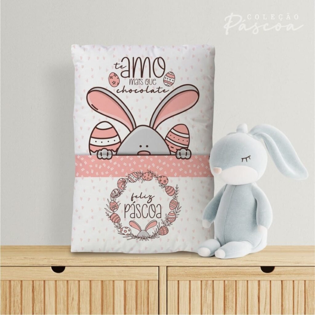 Pacote de Artes Almofadinha com Bolso Páscoa V24 (Vintage) - Imagem 1