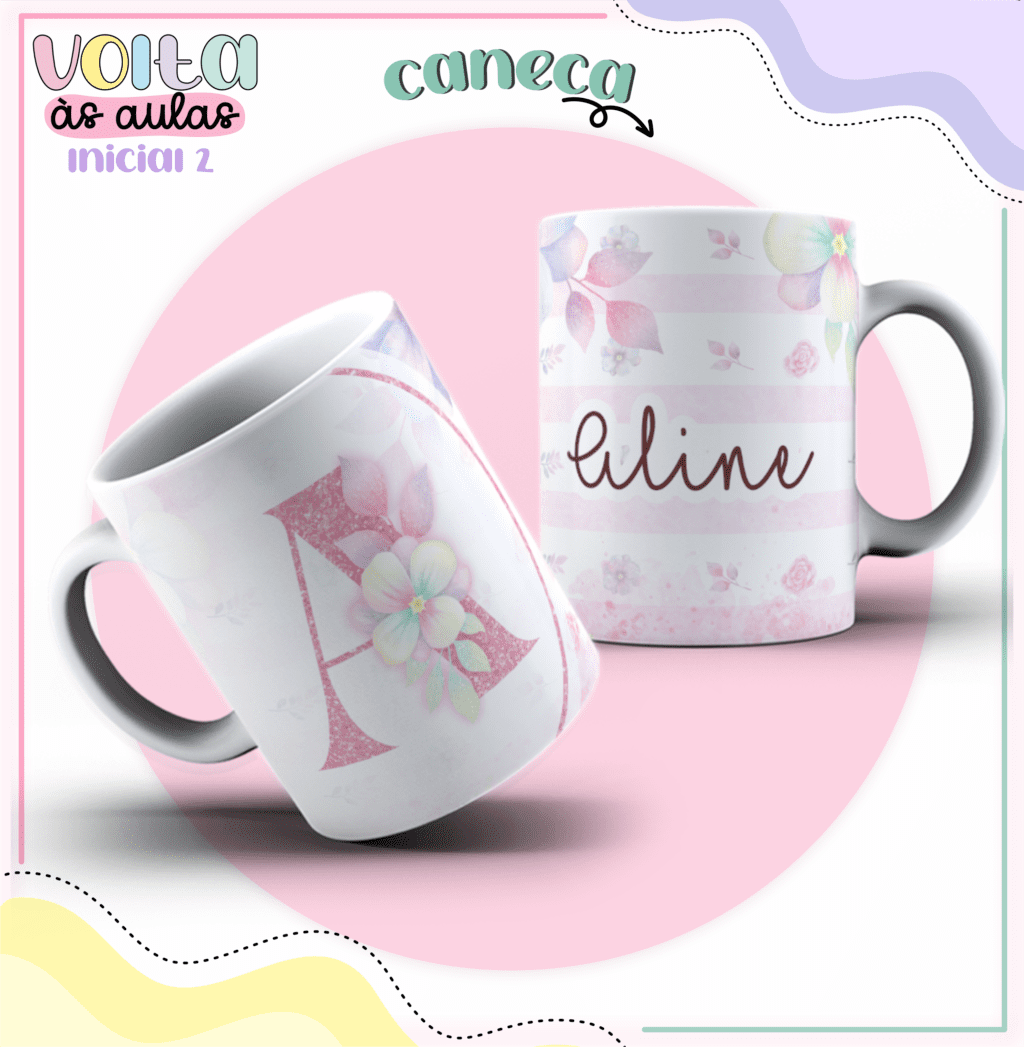 Kit Inicial Alfabeto Floral 2 – Volta às Aulas 2024 (Lina) - Imagem 4