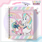 Kit Minnie Unicórnio – Volta às Aulas 2024 (Lina)