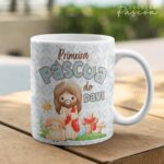 Pacote de Artes Caneca Personalizada Páscoa Cristã V24 (Vintage) - Imagem 10