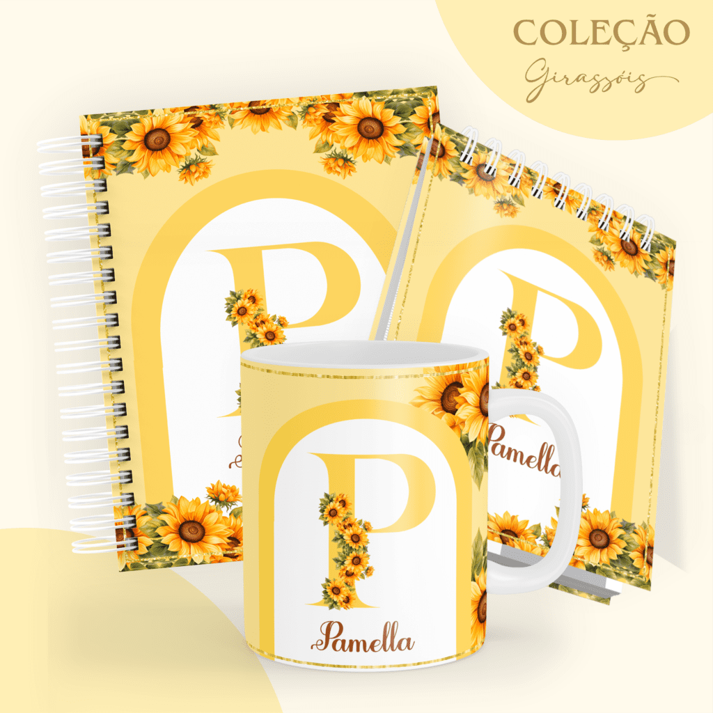 COMBO Alfabeto Girassois 2024 – 5 Modelos (Pamella) - Imagem 2
