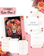 COMBO Leão de Judá Feminino - Devocional | Capa Bíblia (Pamella) - Imagem 2