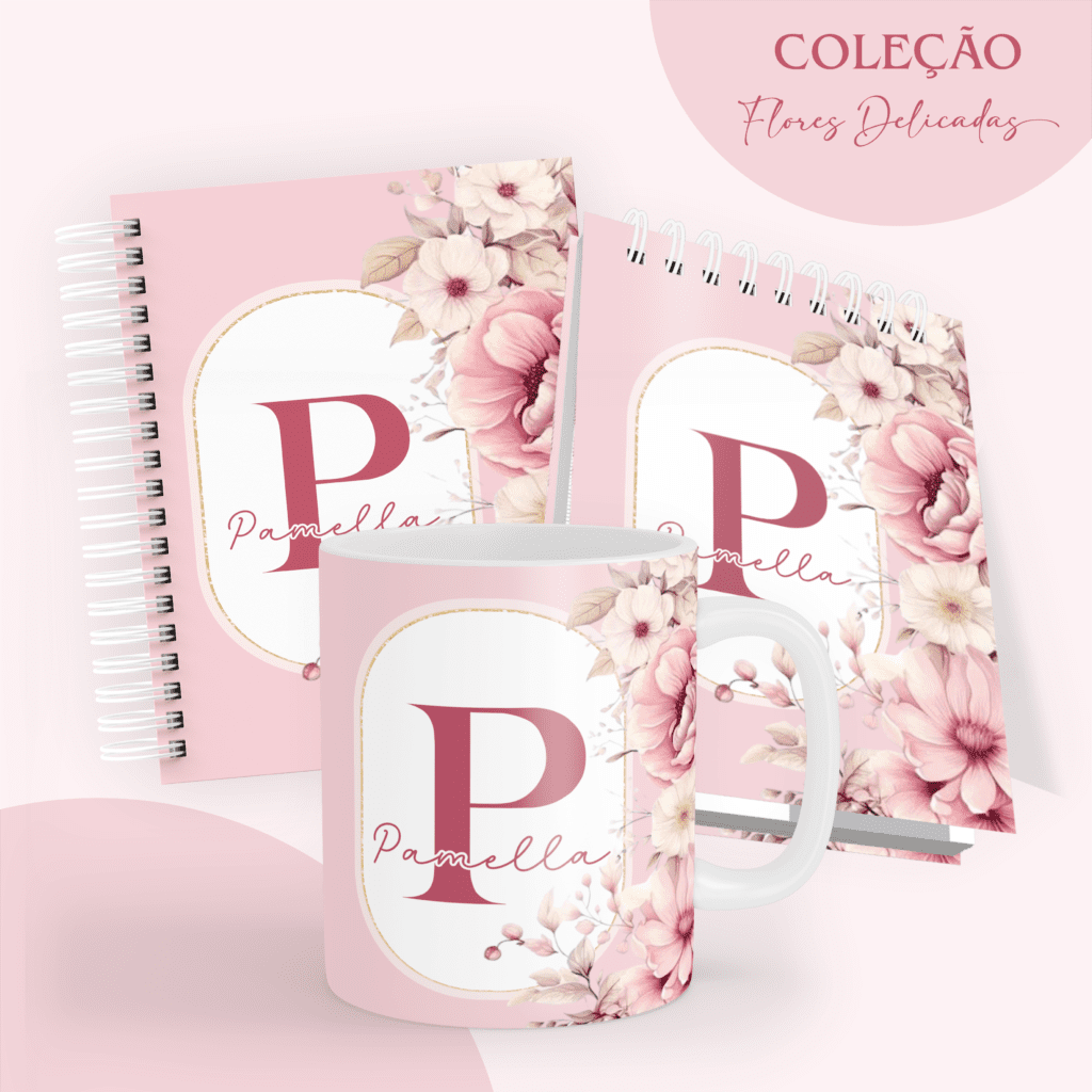 COMBO Flores Delicadas 2024 – 5 Modelos (Pamella) - Imagem 9