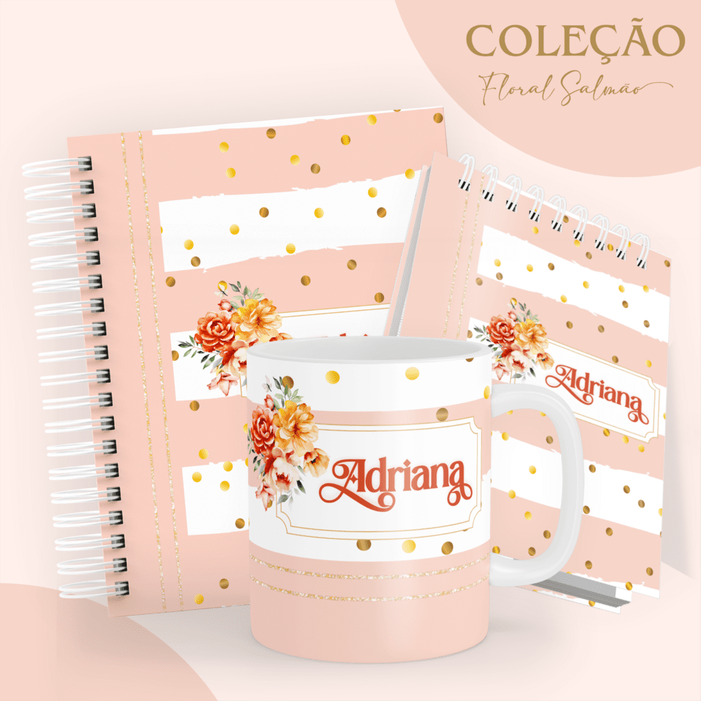 COMBO Floral Salmão 2024 – 5 Modelos (Pamella) - Imagem 3