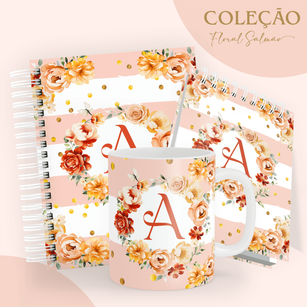 COMBO Floral Salmão 2024 – 5 Modelos (Pamella) - Imagem 4
