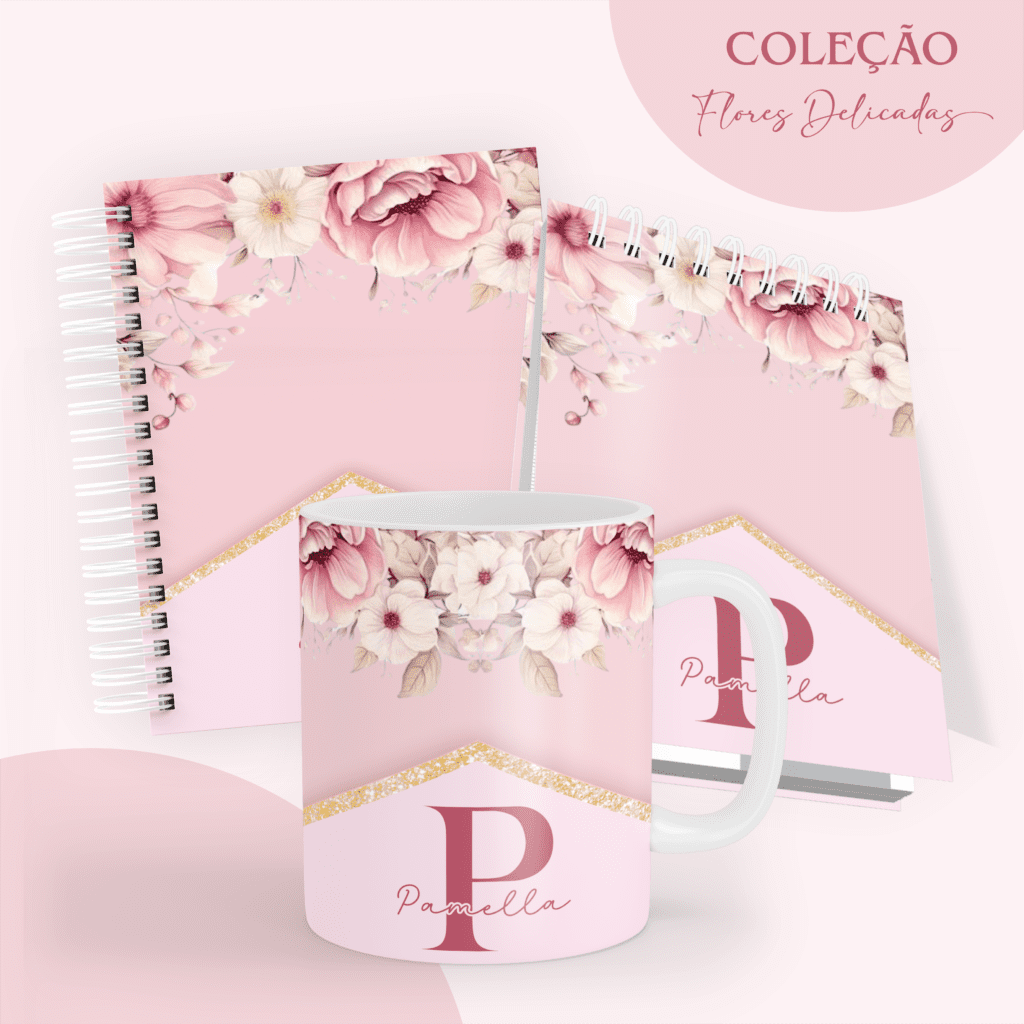 COMBO Flores Delicadas 2024 – 5 Modelos (Pamella) - Imagem 7