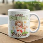 Pacote de Artes Caneca Personalizada Páscoa Cristã V24 (Vintage) - Imagem 14