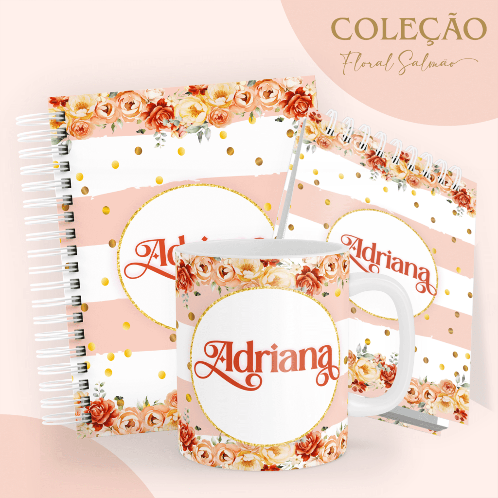 COMBO Floral Salmão 2024 – 5 Modelos (Pamella) - Imagem 6