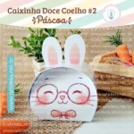 Caixinha Doce Coelho Páscoa #2 (Art Ideia)