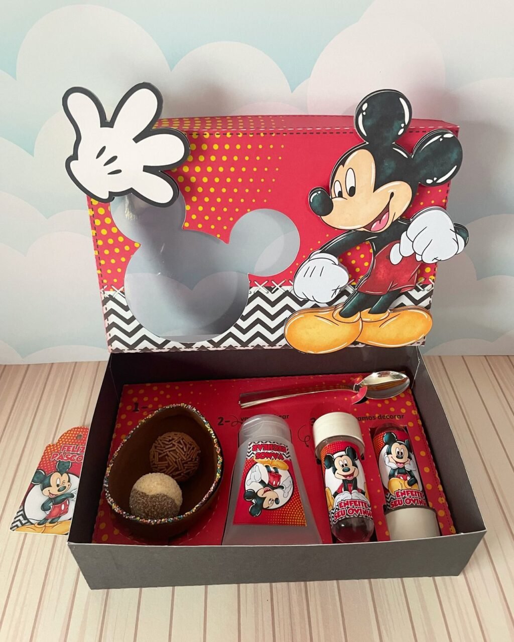 Caixa Mini Confeiteiro - Mickey (Lina) - Imagem 3
