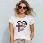 Cruz com Coração - Arte Avulsa Camisa | T-Shirt