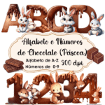 Alfabeto de Chocolate | Caramelo