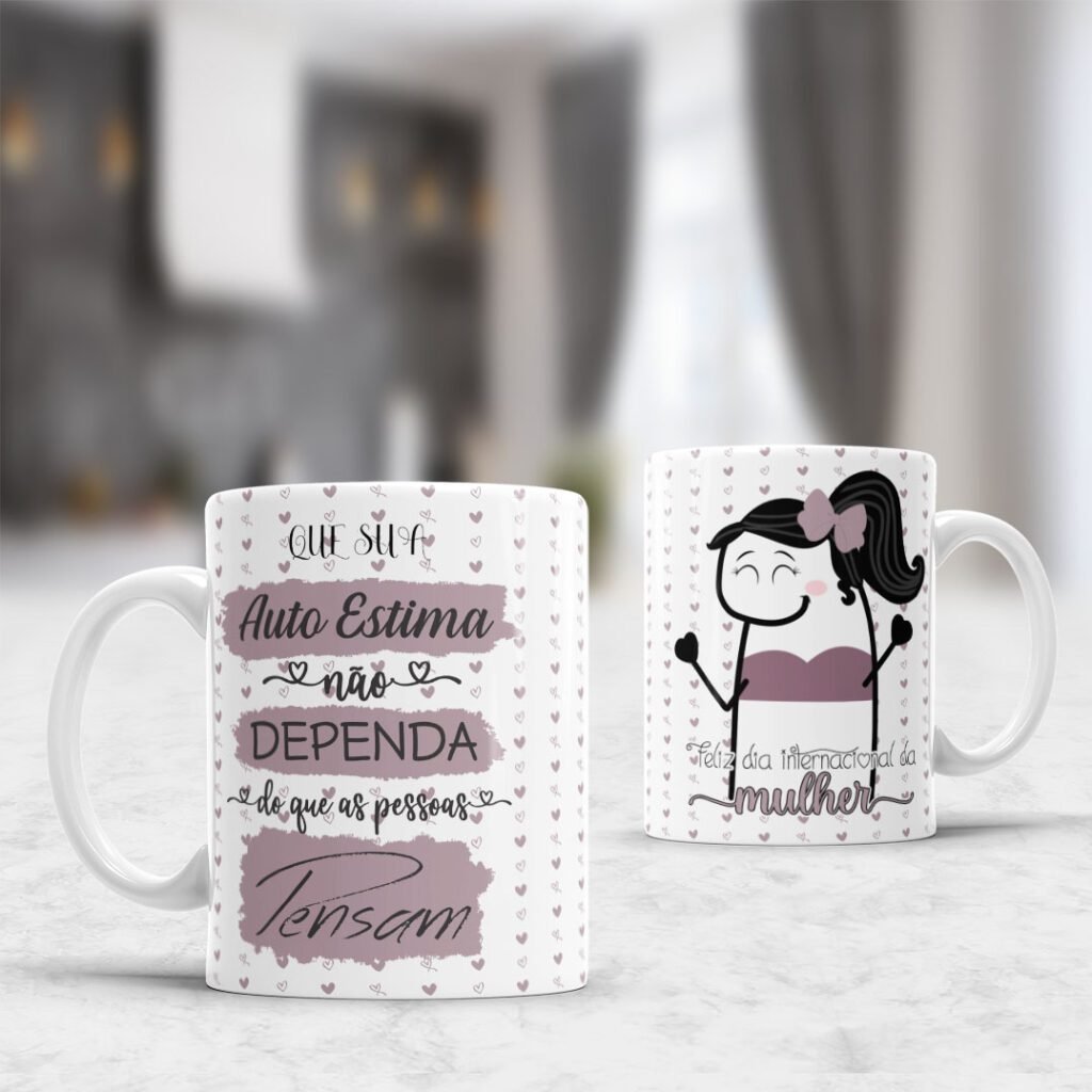 Kit 3 Dia das Mulheres Flork - Estampas para Canecas (Personalize Artes) - Imagem 4