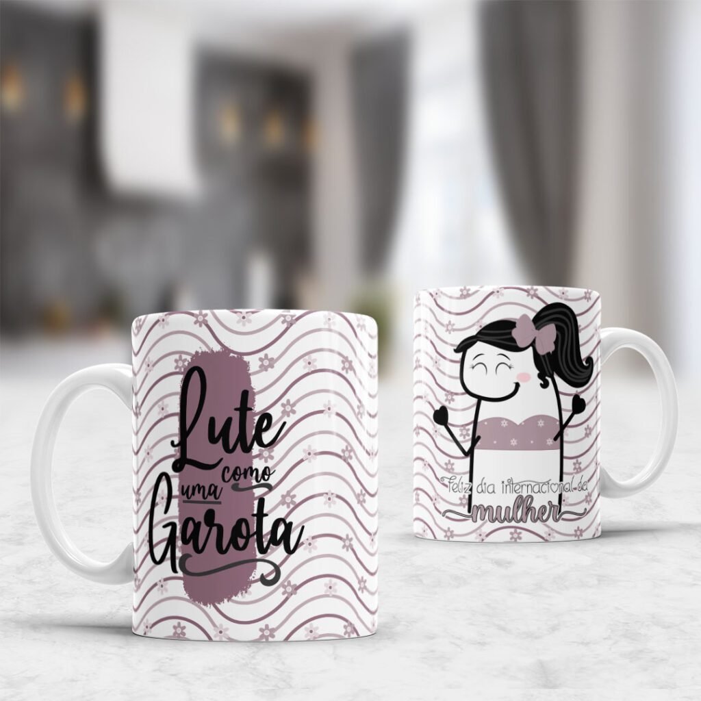 Kit 3 Dia das Mulheres Flork - Estampas para Canecas (Personalize Artes) - Imagem 5