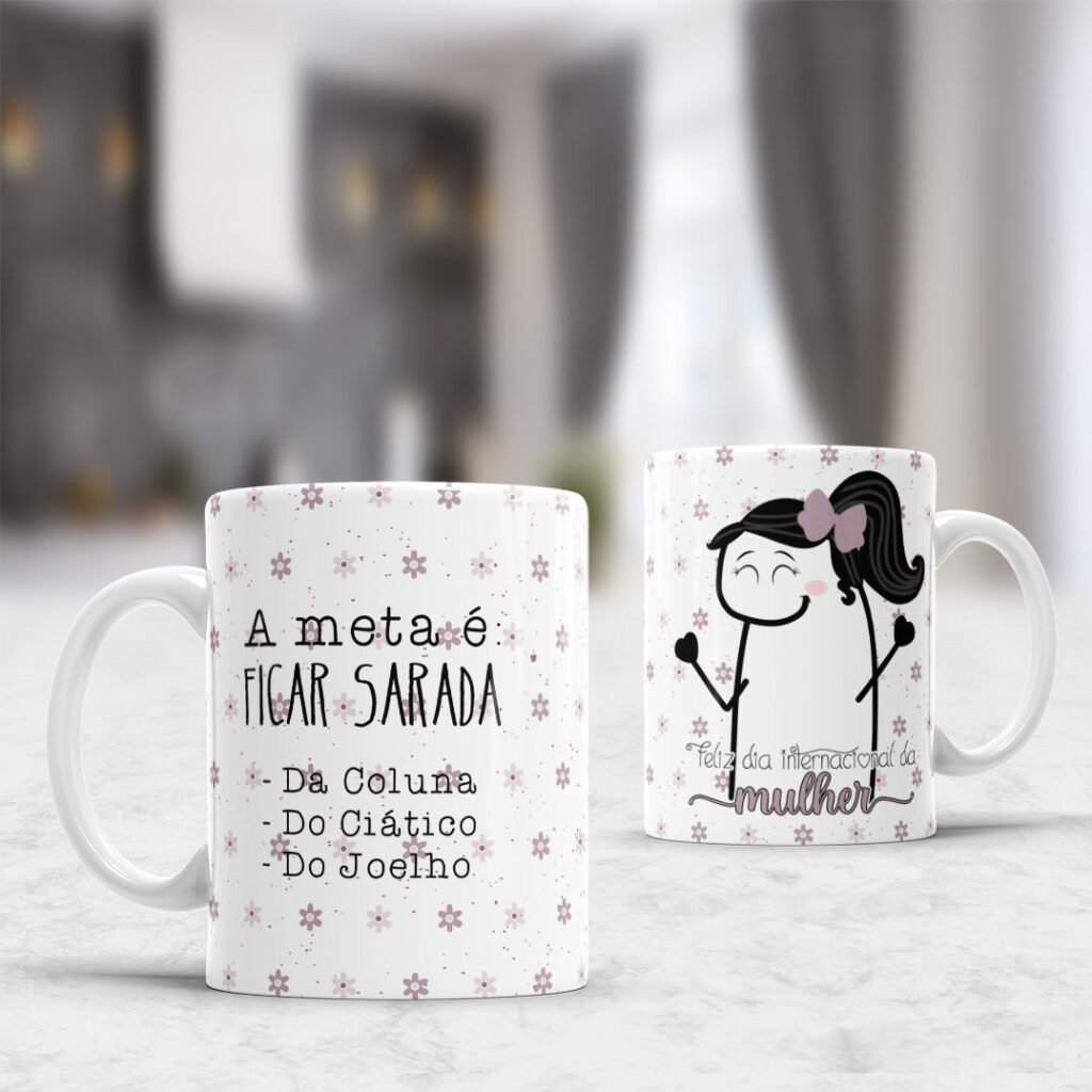 Kit 3 Dia das Mulheres Flork - Estampas para Canecas (Personalize Artes) - Imagem 6