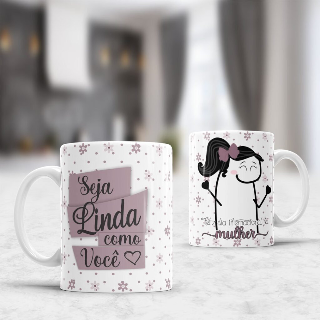 Kit 3 Dia das Mulheres Flork - Estampas para Canecas (Personalize Artes) - Imagem 8