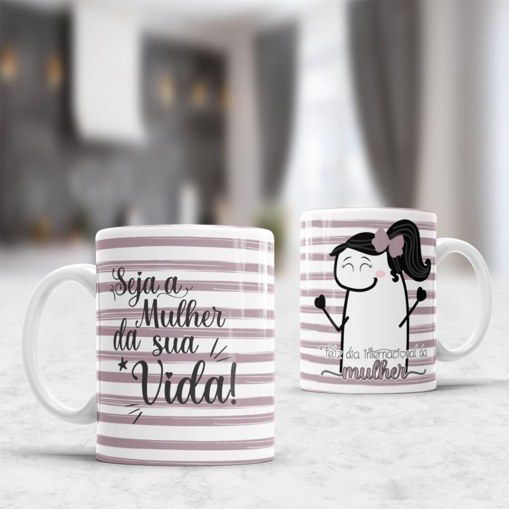 Kit 3 Dia das Mulheres Flork - Estampas para Canecas (Personalize Artes) - Imagem 9