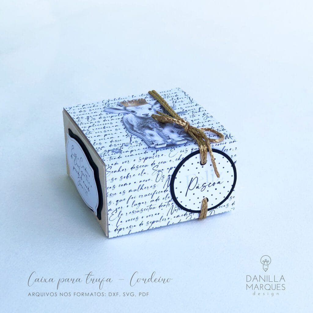 Caixinha para Trufa Cordeiro - Imagem 1